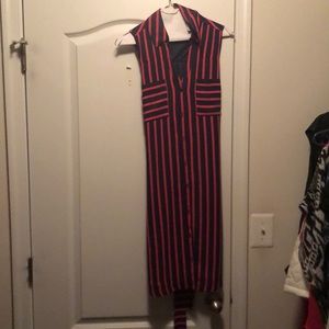 Express button down dress